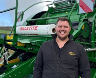 Young farmer identifies gap in the market for new baling solution